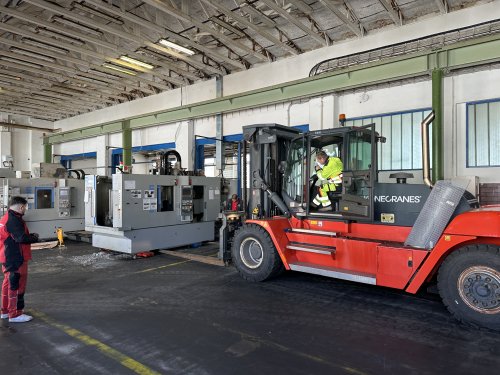 Transport 11 tunového CNC stroje pro KOVOLIT Brno