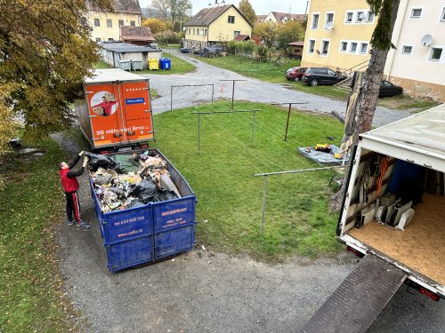 Vyklízení silně znečištěného bytu v Brně