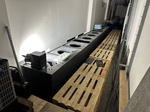 příprava trasy stěhování pro osazení na rámy